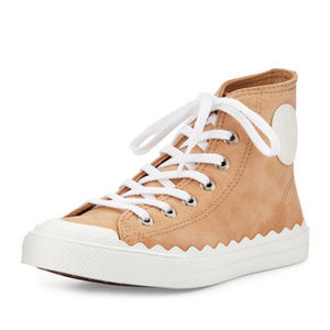 Chloe scallop hightops